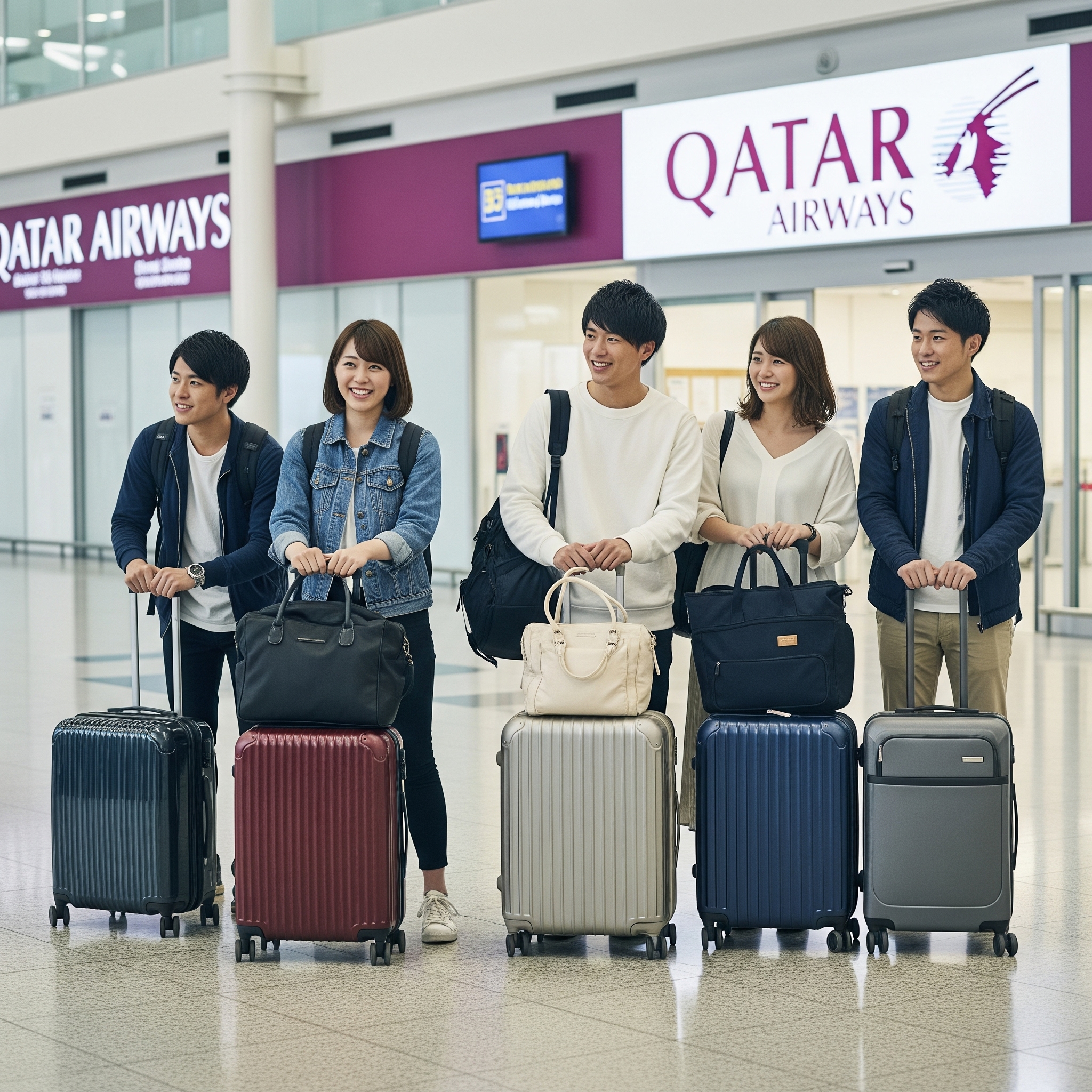 カタール航空で賢く海外旅行！機内持ち込みキャリーケースと完璧パッキング術