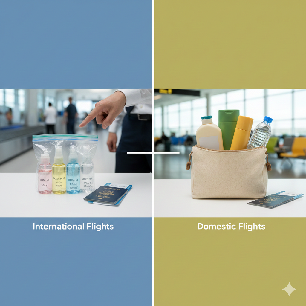 国際線・国内線で異なる液体持ち込みルール徹底解説