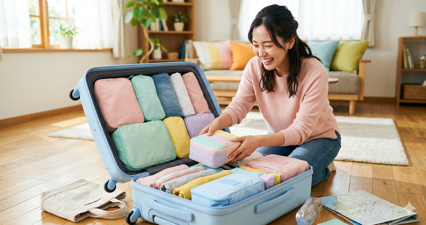 旅行荷物のパッキング術｜プロの収納コツと便利アイテム集