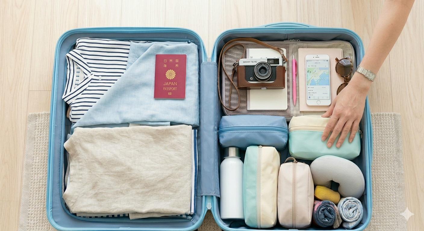 旅行の持ち物リスト決定版！失敗しないパッキング完全ガイド