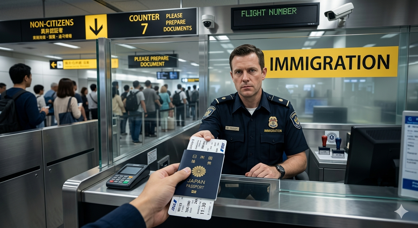 空港の入国審査で必ず使える英語フレーズ集【旅行・観光・ビジネス対応】