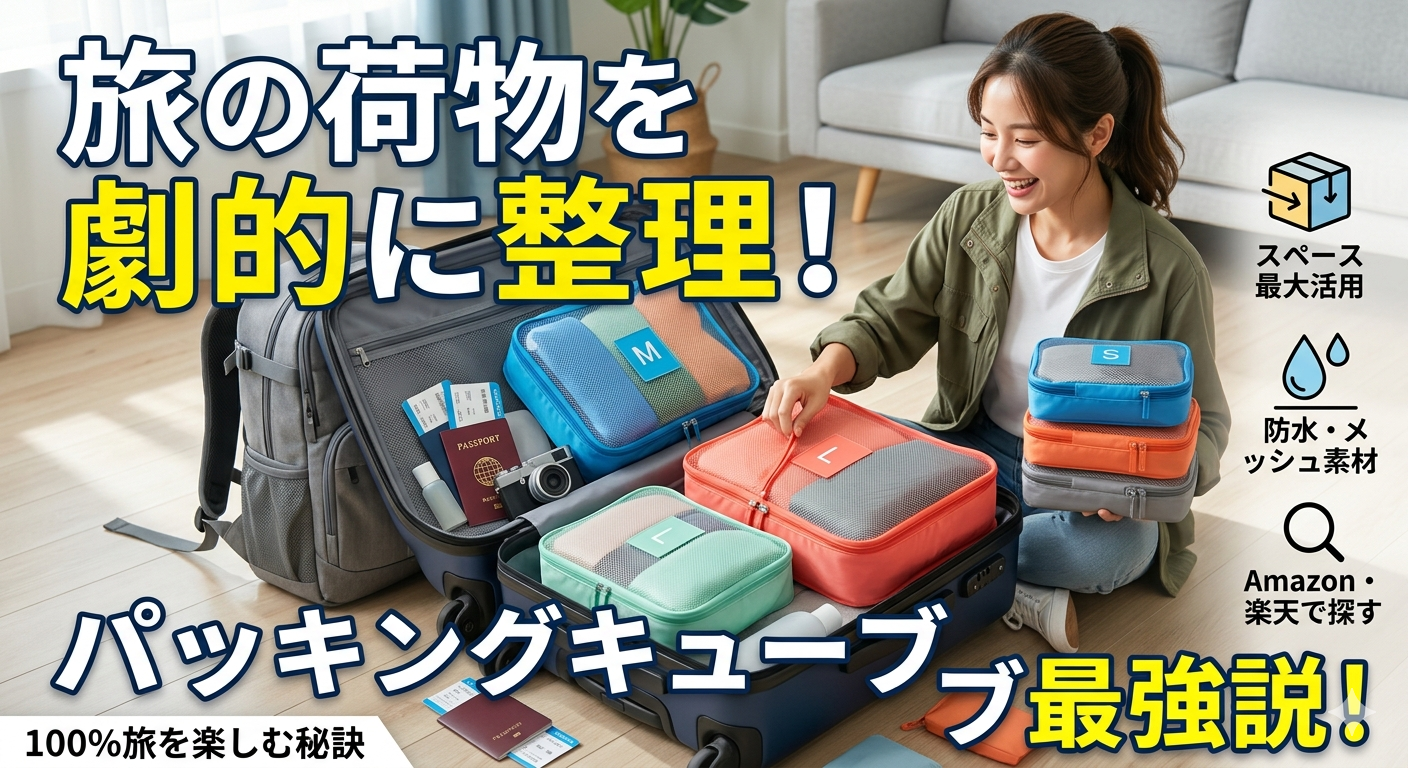 パッキングキューブ徹底比較！人気おすすめランキング